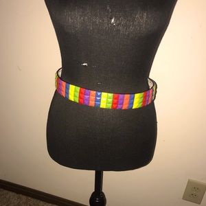 stuffed rainbow belt emo scene